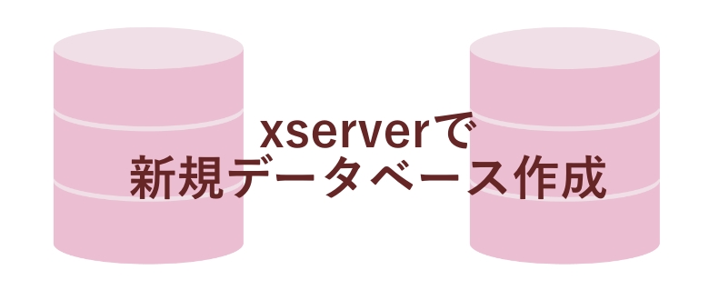 xserver新規データベース作成